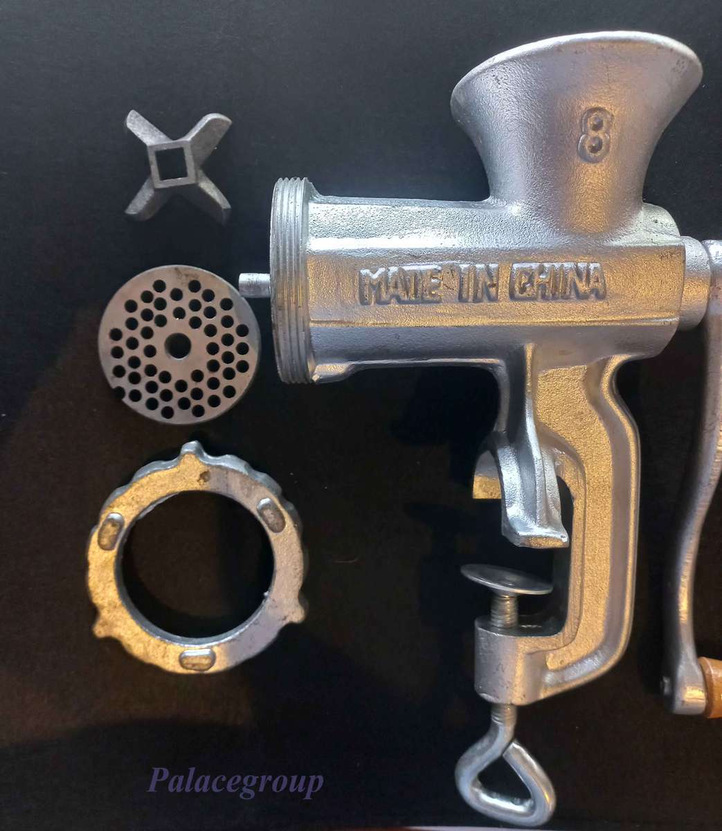 Vintage Star No: 8 Meat Mincer With Biscuit Attachment, Good Condition, Used For Biscuit Making