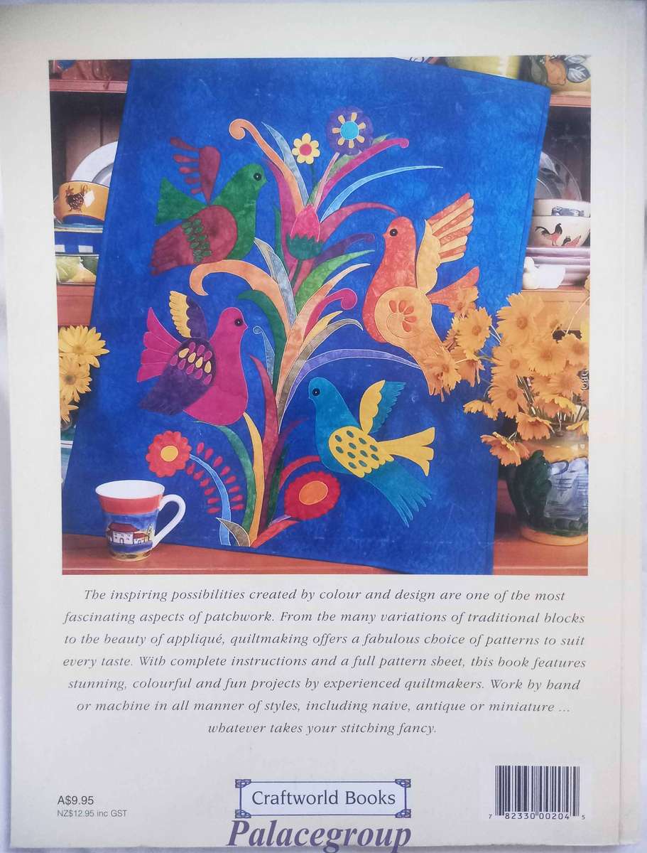 Bright & Beautiful, Quilts, Patchwork & Quilting, Craftworld Books, Colour Photo`s, Paperback, Pg 95