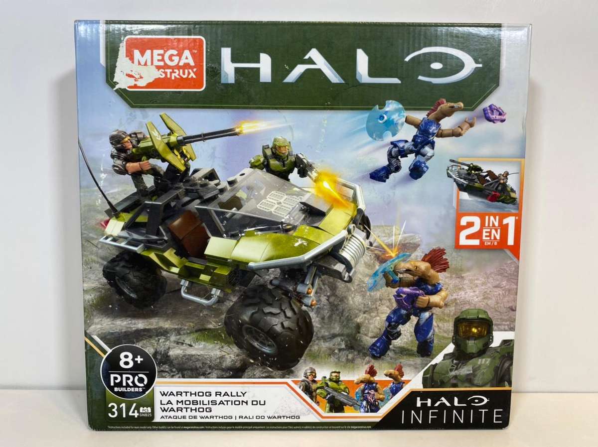 Halo Mega Construx Warthog Rally Building Set