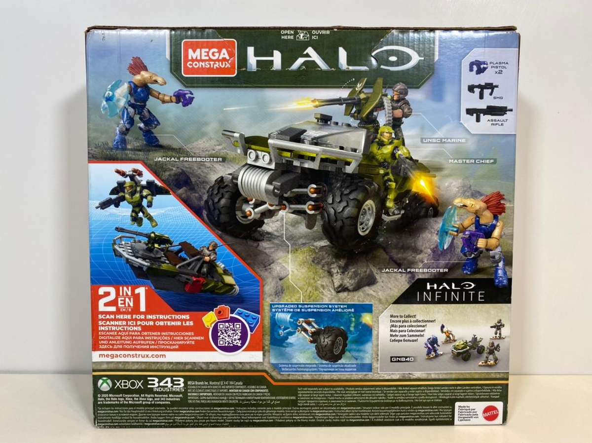 Halo Mega Construx Warthog Rally Building Set