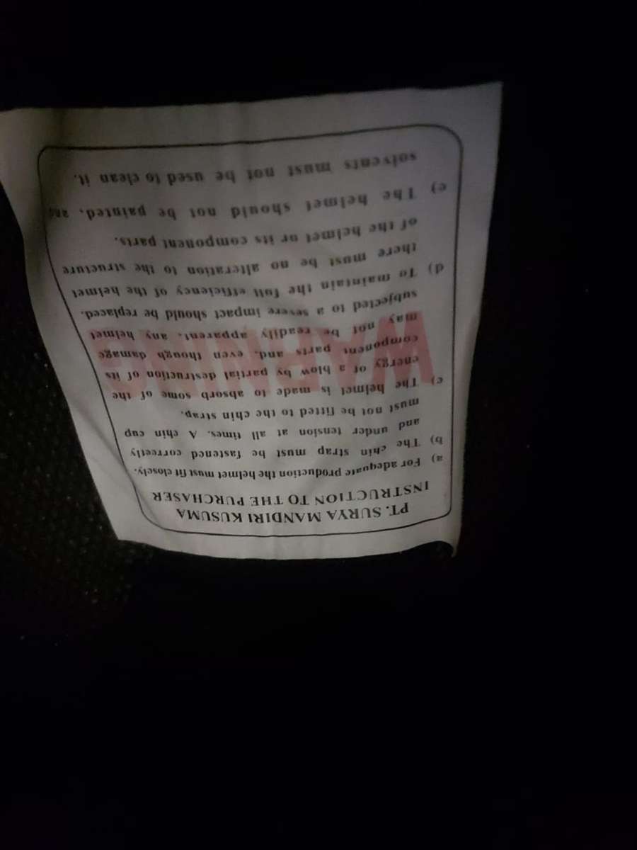 AERPO MOTORBIKE HELMET WHITE