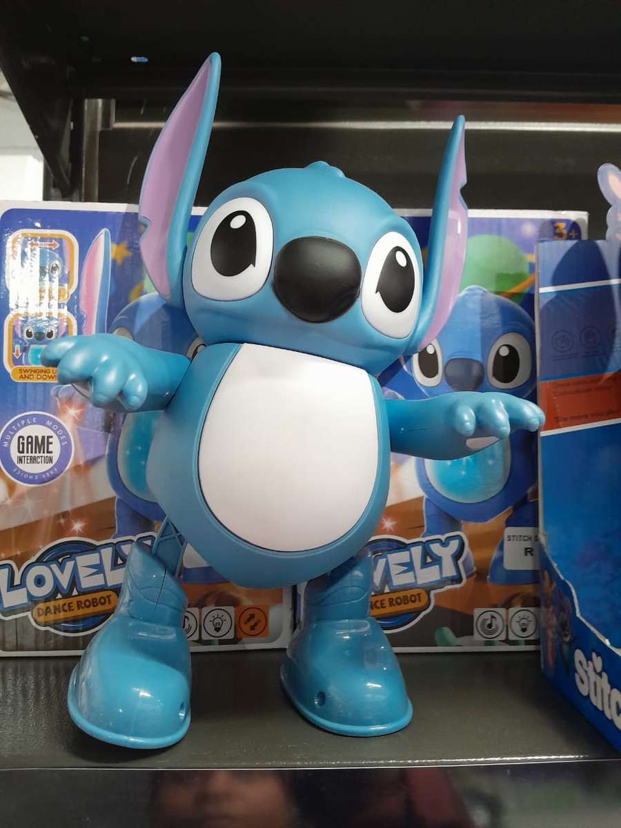 Disney - Lilo and Stitch - Dancing Stitch Figure - 9 Inch Tall, Multicolor