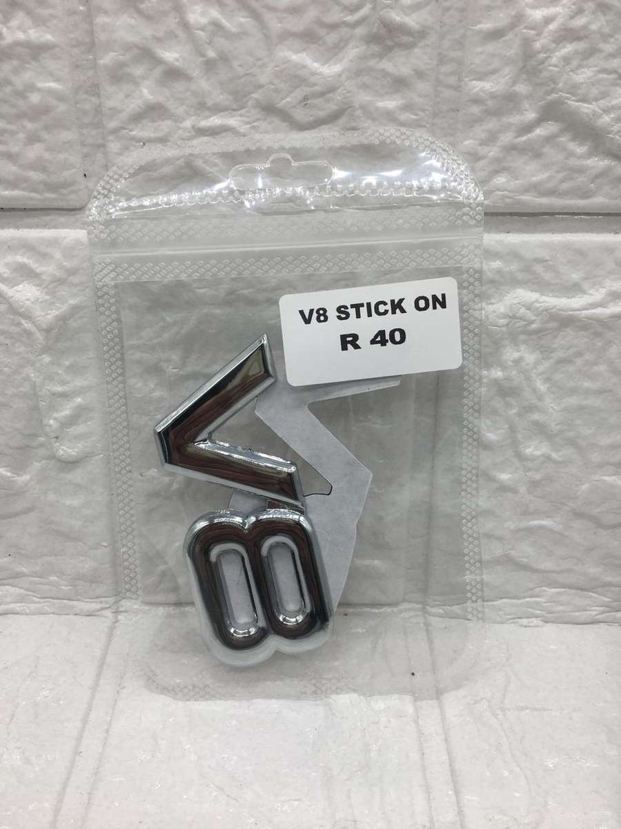 Michris V8 Metal Car Sticker