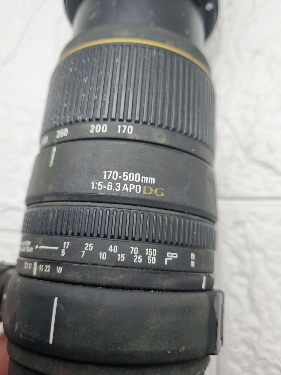 SIGMA 170-500MM LENS