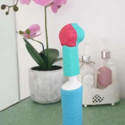 Electric Toothbrush cover--say bye to germs--Adds a stimulating tickling effect for sensation-tOOTH