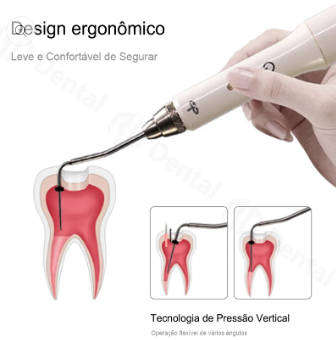 Dental Cordless Wireless Gutta Percha Obturation System Endo Heated Pen+ 2 Tips US EU Plug 220V 110V