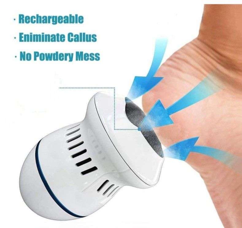 Electric Foot File Vacuum Callus Remover With USB Rechargeable