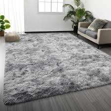 GREY FUZZY RUG 2M X 2M
