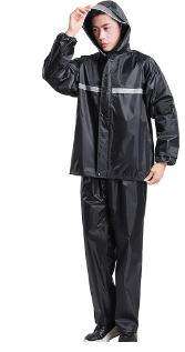 RAIN SUITS COMPLETE AVAILABLE IN NAVY BLUE AND BLACK