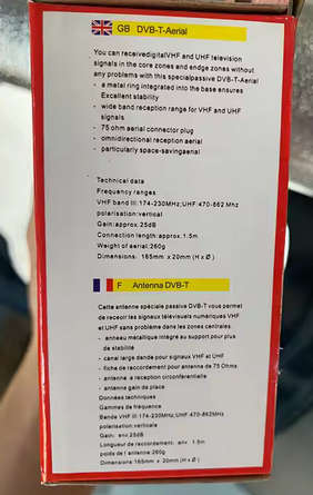 High Gain UHF VHF Indoor Outdoor TV Antenna 360 Degree Active DVB-T HDTV Digital TV Antenna For Tv