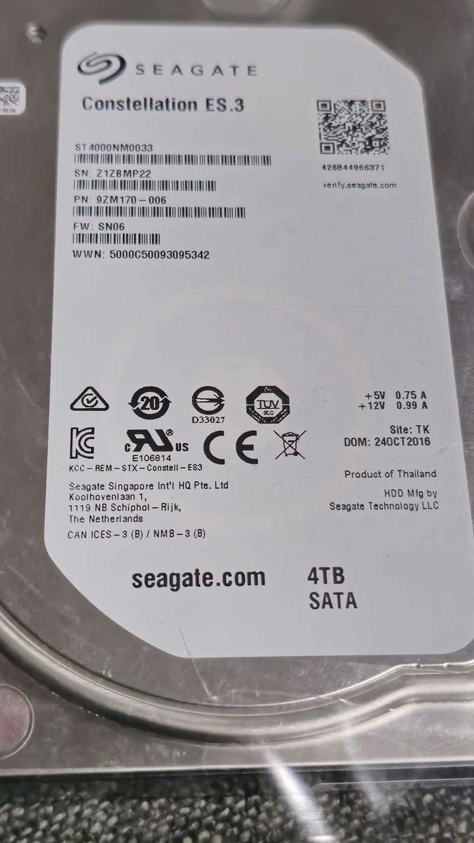 SEAGATE 4TB HDD