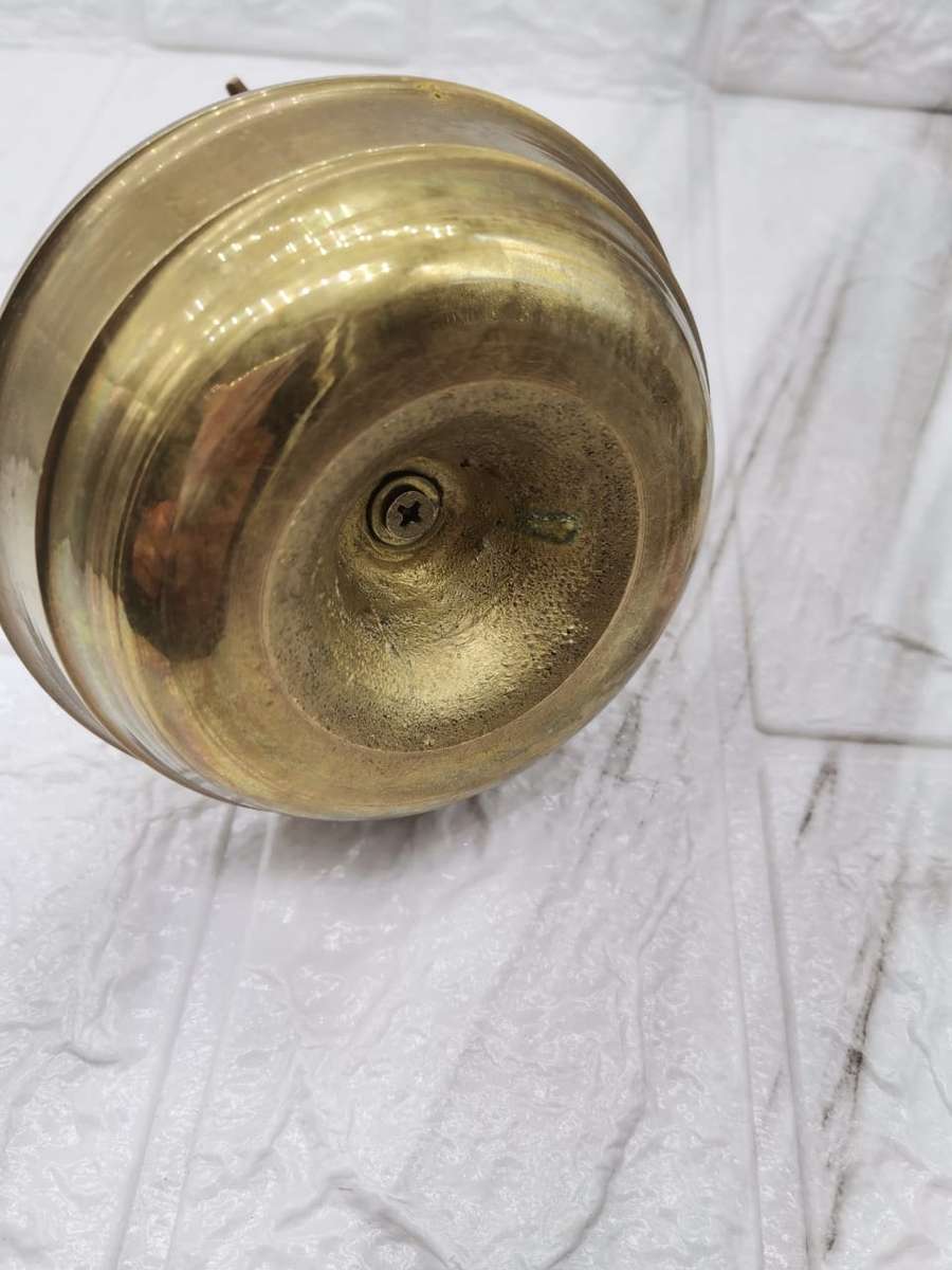 BRASS SHIP ORNAMENT WITH BUILT IN COMPASS