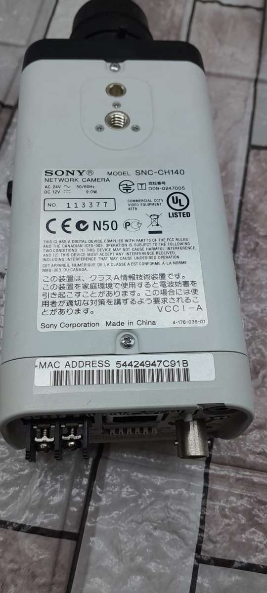 SONY IPELA NETWORK CAMERA