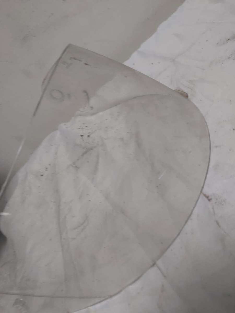 MOTORBIKE HELMET BLACK WITH VISOR