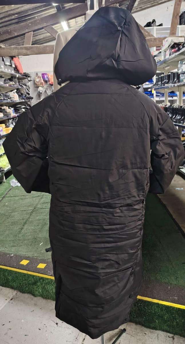 NATURAL  PUFFER JACKETS BLACK  XS- L