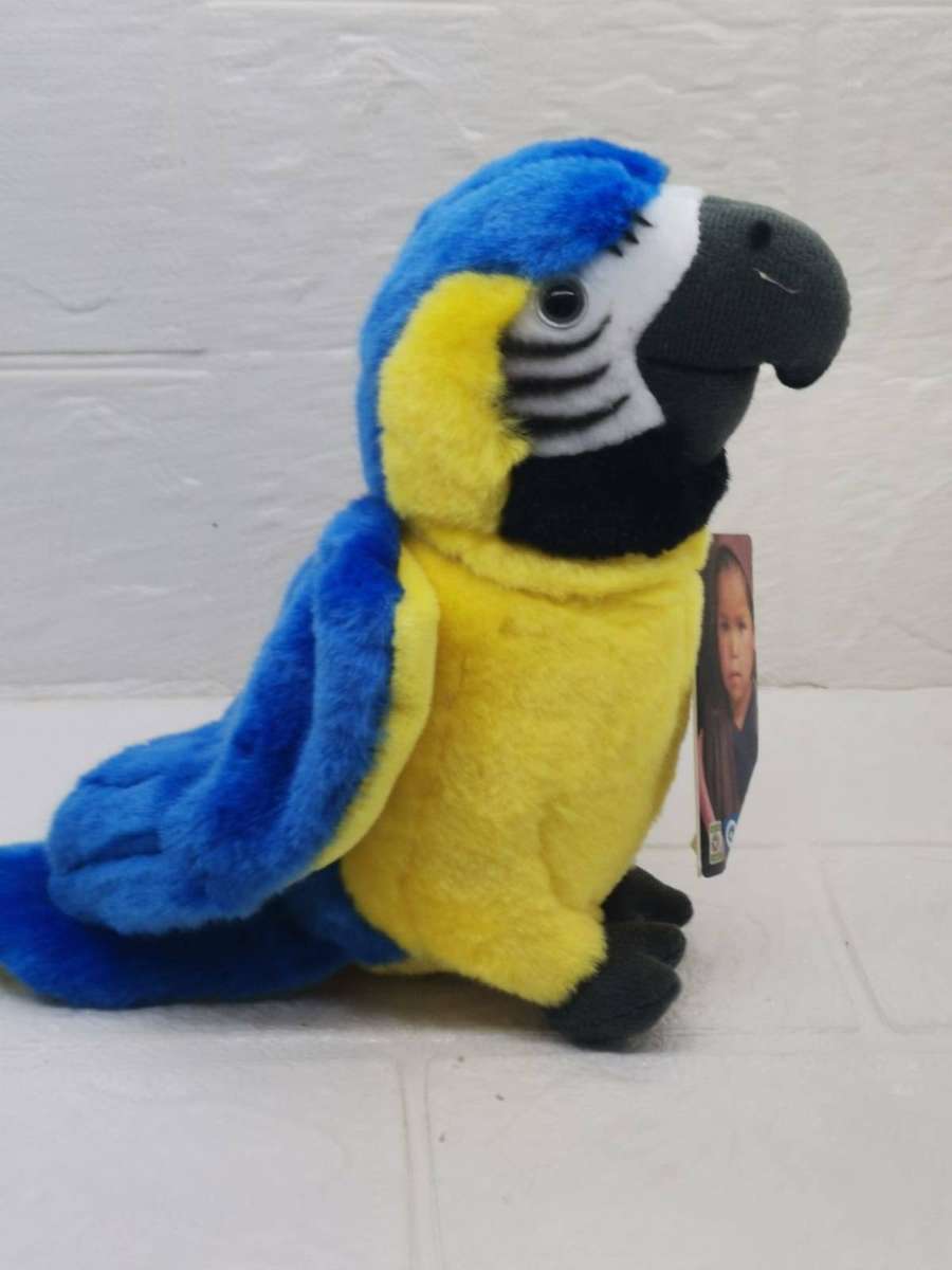 PLUSH TROPICAL PARROTS ARA MACAO National Geographic PLUSH DOLL