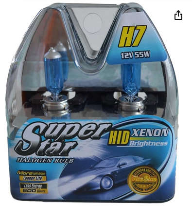 H7 - HID Xenon Halogen Headlight Bulbs