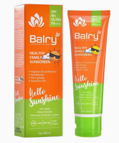 Balry High-Protection Face Sunscreen