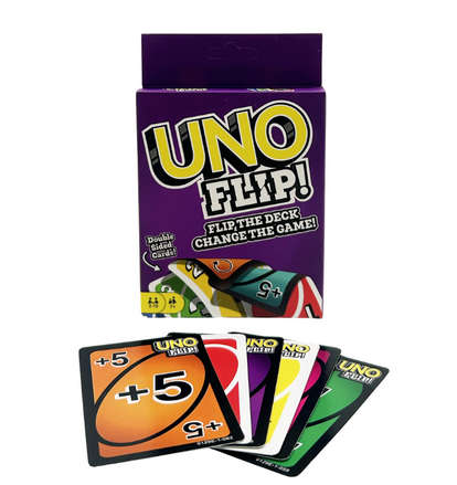 UNO Flip! Card Game, Mattel Double Sided Deck