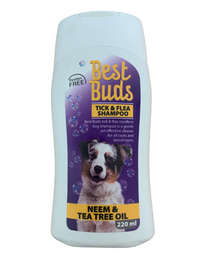 Best Buds Tick and Flea Shampoo 220ml
