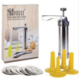 Hillhouse Cookie Maker With 20 Discs