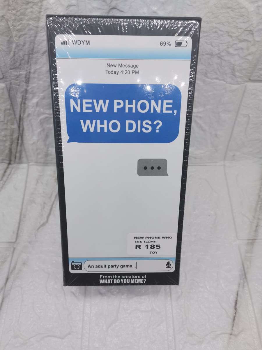 NEW PHONE WHO DIS ADULT PARTY GAME