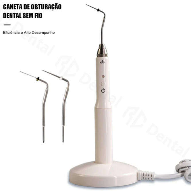 Dental Cordless Wireless Gutta Percha Obturation System Endo Heated Pen+ 2 Tips US EU Plug 220V 110V