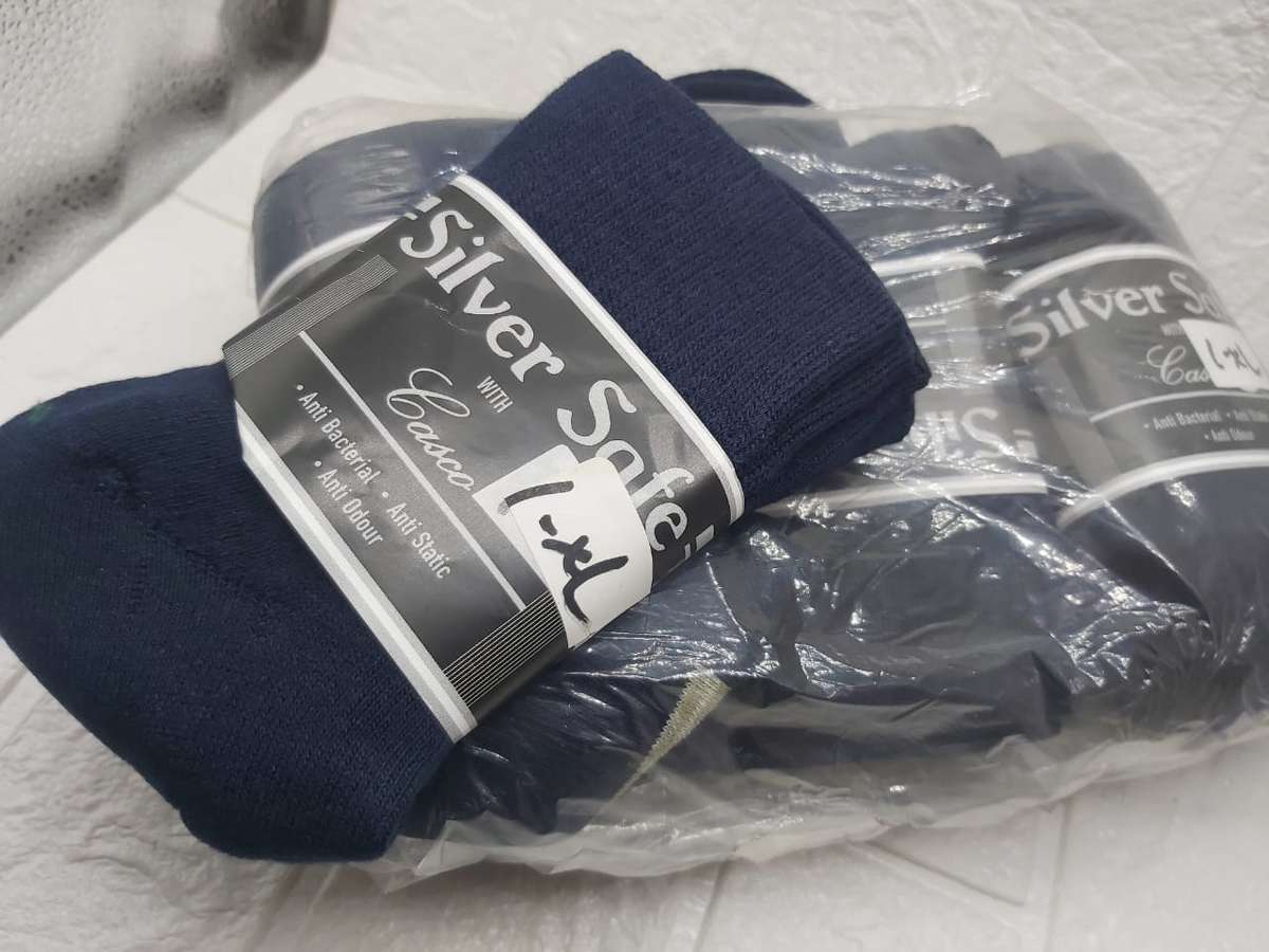 Silver Safe NAVY L-XL - Anti Bacterial Socks