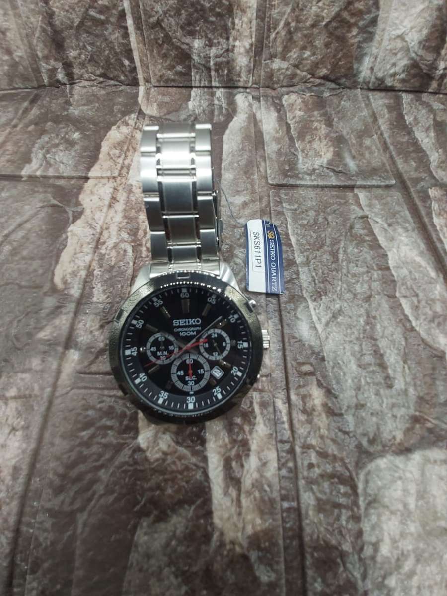 Seiko Analog BLACK Dial Men's Watch-SKS611P1--WATCH CASING