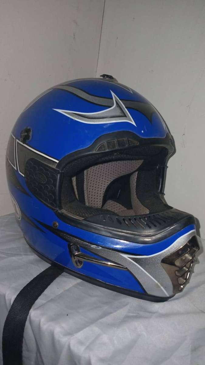 ASSORTED MOTORBIKE HELMETS 3 COMBO