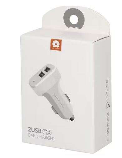 2A Fast Charging Dual-Port Car Charger