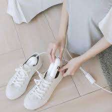 SHOE DRYER WITH FLEXIBLE RODS