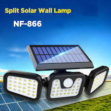 Split Solar Wall Lamp With Key-Chain COB Light