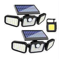 Split Solar Wall Lamp With Key-Chain COB Light