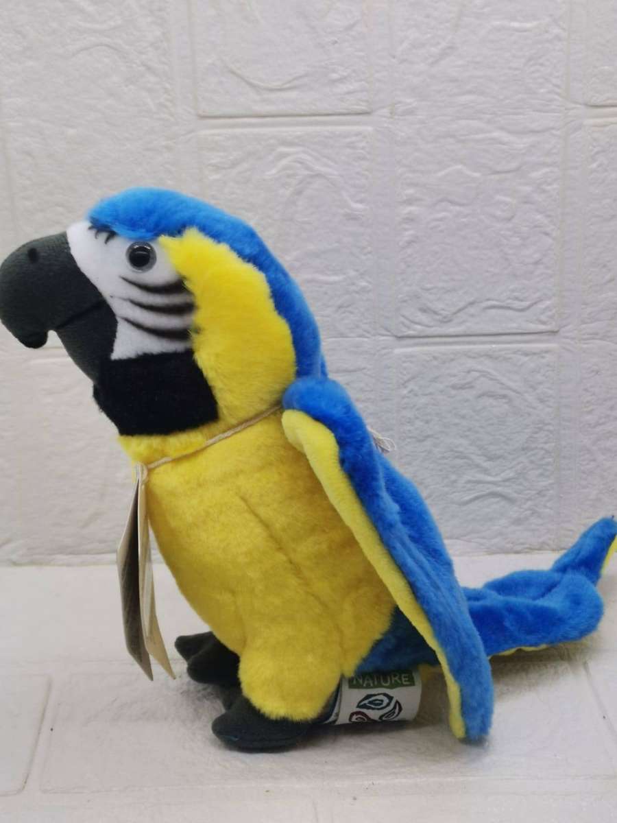 PLUSH TROPICAL PARROTS ARA MACAO National Geographic PLUSH DOLL