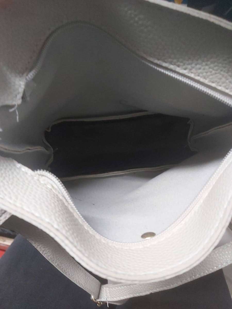 STONE COLOR CROSS BODY BAG (GREAT CONDITION)