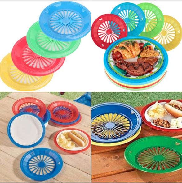 BBQ PLATE COVERS ASSORTED 1PC