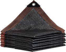 SHADE CLOTH WITH STITCHING AND GROMETS(BLACK) 80% COVERAGE