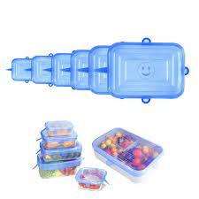 Silicone Stretch Lids Set of 6