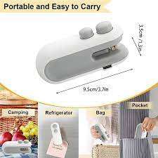 Thebought Portable Mini Sealing Machine 2 In 1 Usb Rechargeable Magnetic Heat Sealing & Cutting Bag
