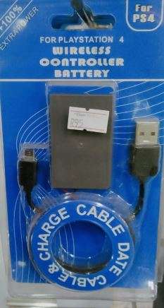 PS4 DualShock 4 V2 Gamepad Battery, 500 mAh, Charging Cable Included