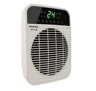 Taurus Heater Floor Fan Cream Wi-Fi Enabled , 2 Heat Settings 2000W