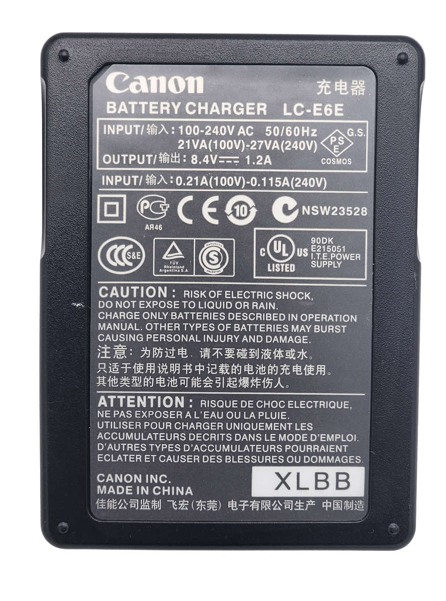 Canon LC- E6E Battery Charger - Pre-Owned