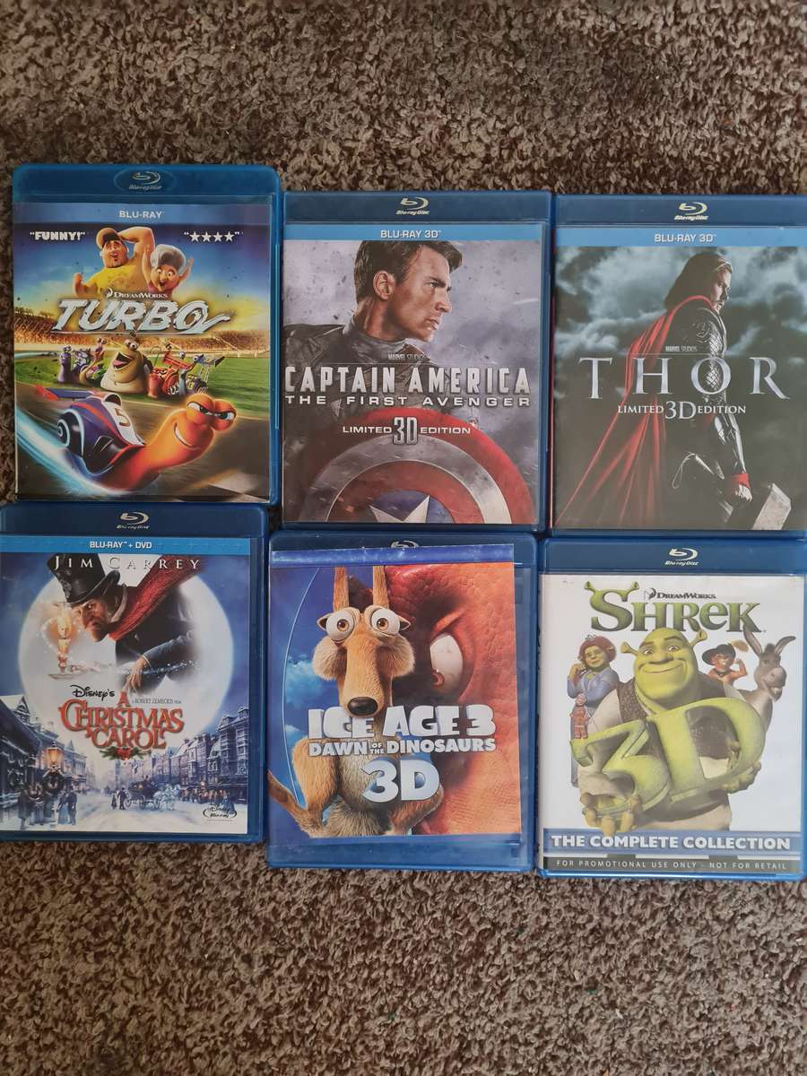 6 Blu-ray DVDs great condition: