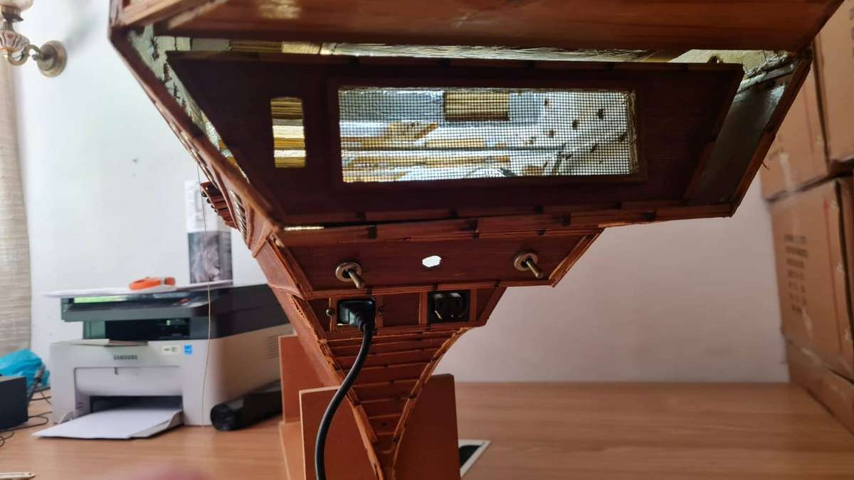 1.7m Portuguese carrack model