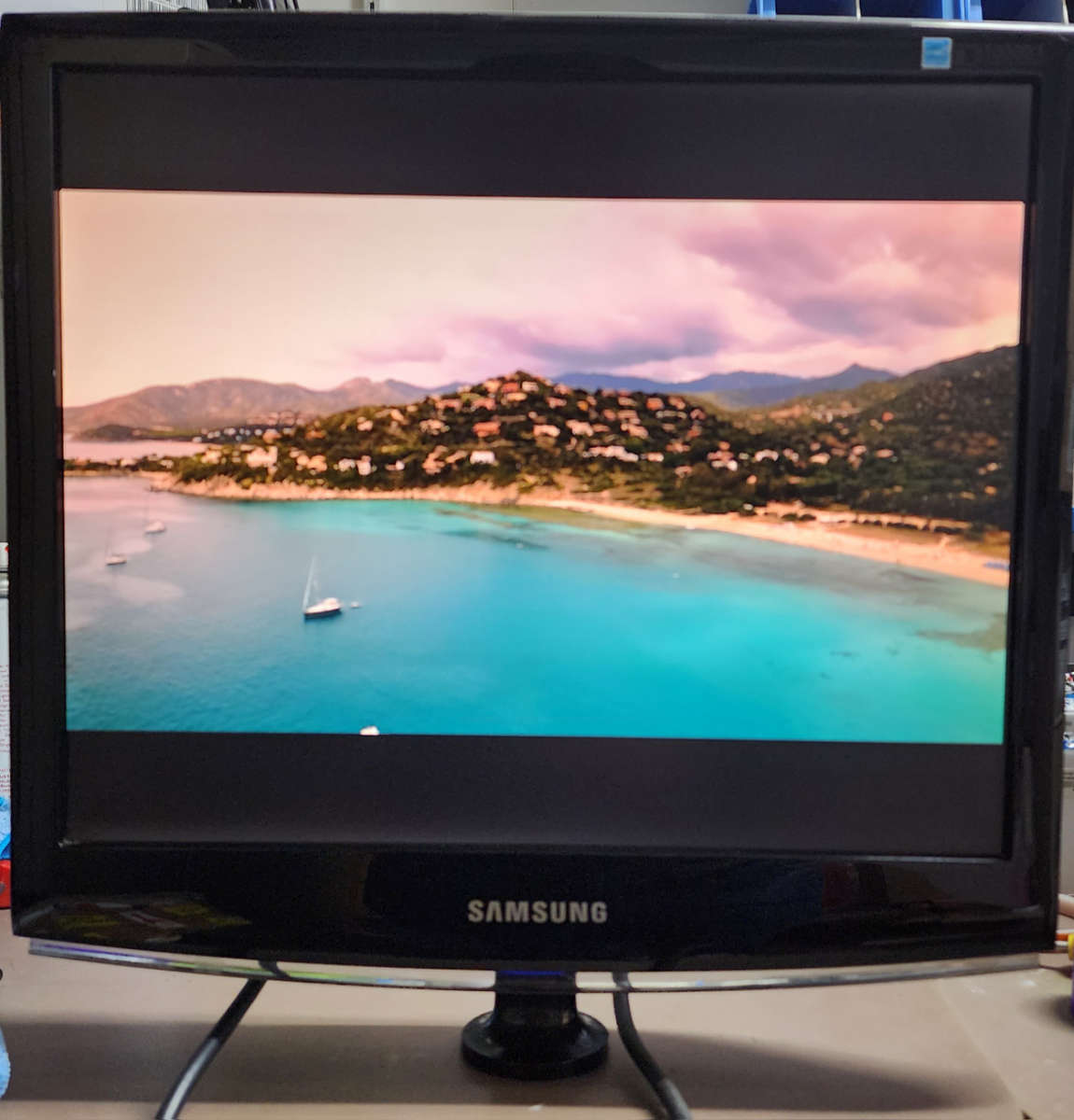 One Lot containing 2 x Samsung VGA Monitors - Working (No Stands or Cables - See Description)