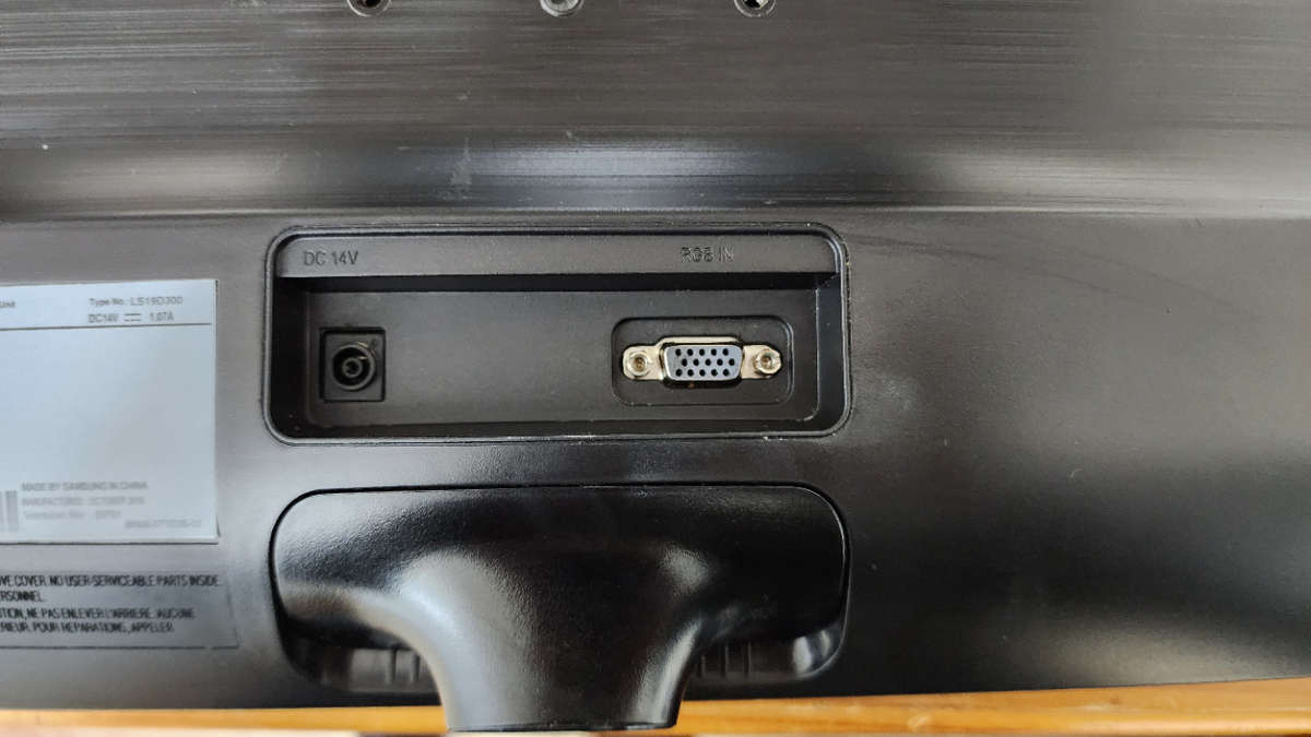 One Lot containing 2 x Samsung VGA Monitors - Working (No Stands or Cables - See Description)