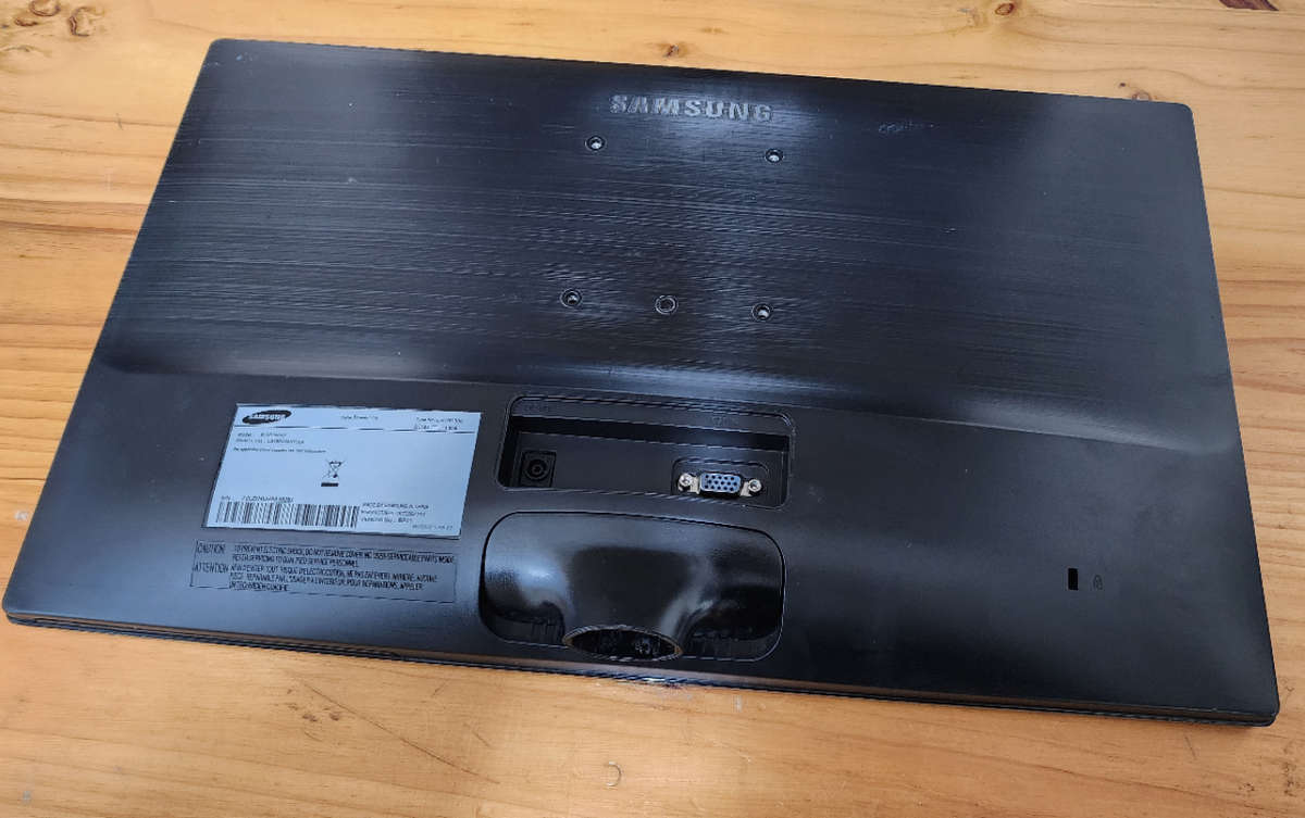 One Lot containing 2 x Samsung VGA Monitors - Working (No Stands or Cables - See Description)