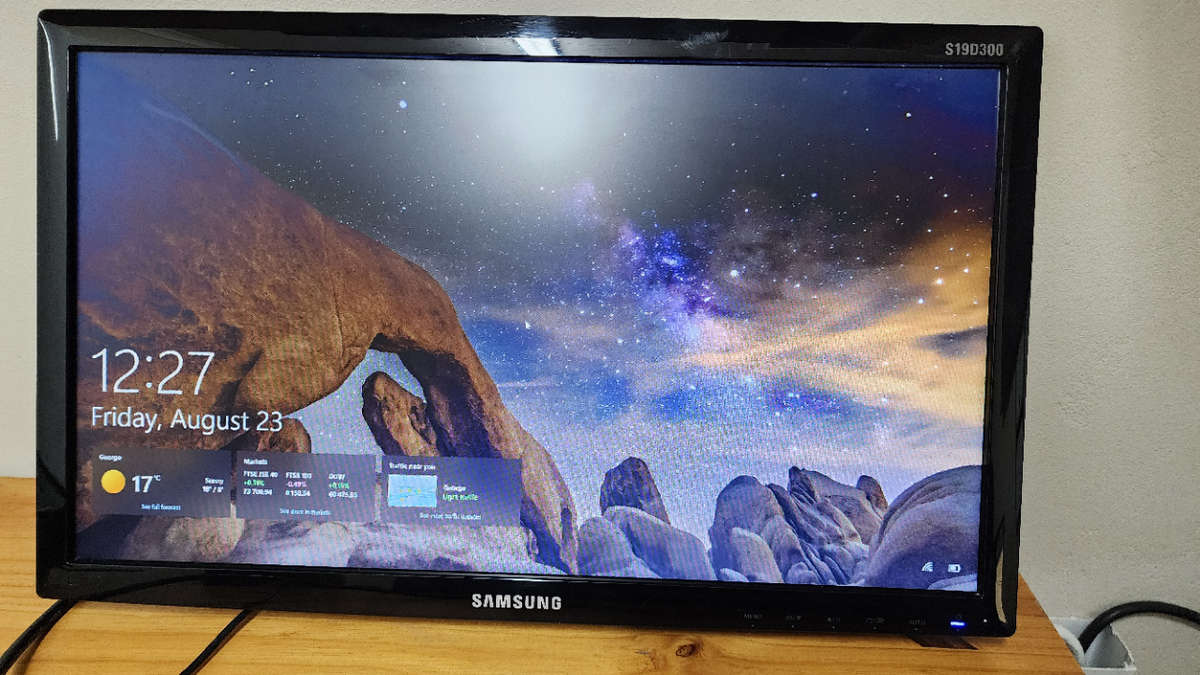 One Lot containing 2 x Samsung VGA Monitors - Working (No Stands or Cables - See Description)