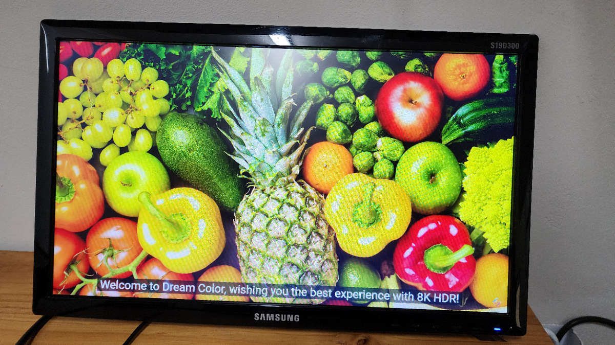 One Lot containing 2 x Samsung VGA Monitors - Working (No Stands or Cables - See Description)